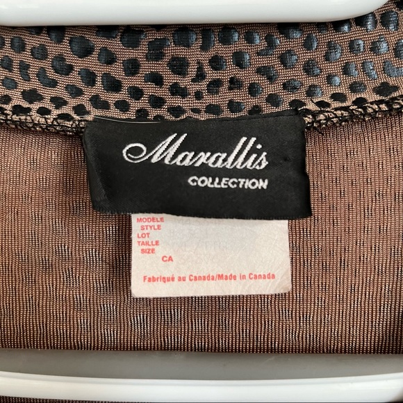 Vintage Leopard Print Collard Lightweight Jacket - Picture 3 of 3